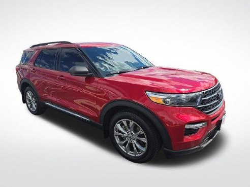 2020 Ford Explorer XLT Rapid Red Metallic Tinted Clearcoat, Plymouth, WI